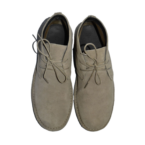 B2 Auth J CREW Taupe Suede Lace Up Desert Boots Shoes AA089 Size 8 main image 4